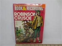 Robinson Crusoe book & record set, 45rpm
