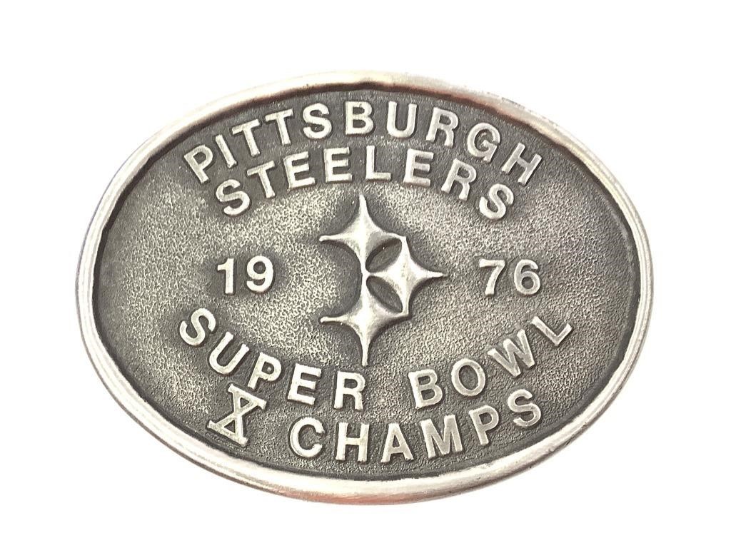 Pittsburgh Steelers 1976 Super Bowl Belt Buckle