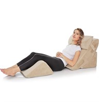 NEW $170 4 Pc Bed Wedge Pillows Set