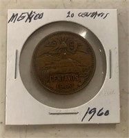 1960 MEXICO COIN