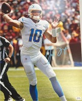 Chargers Justin Herbert Signed 11x14 with COA