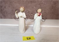 2 Willow Tree Collectible Figurines