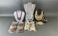 Beaded Oceam Charm Necklaces And Assorted Jewelry