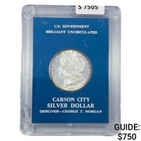 1884-CC Morgan Silver Dollar BU