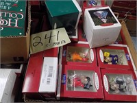 BOXES OF  CHRISTMAS  DECORATIONS