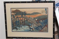 Appeared to be a Hiroshige Woodblock Print