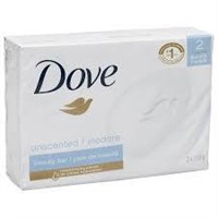 Lot of (2) Dove Unscented Beauty Bar 2 X 113 g