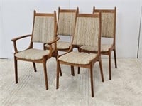 4 TEAK CHAIRS BY NORDIC FURNITURE