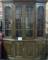 Vintage China Cabinet; 62x16x84