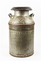STOUFFVILLE CRY ONTARIO 24" MILK CAN
