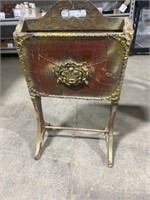 Vintage ornate magazine stand