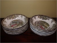 Vintage Johnson Brothers Soup Cereal Bowls 12