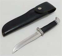 Buck 105 USA Knife With Leather Holster