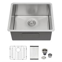 23 Bar Sink Undermount - Logmey 23x18 inch Stainle