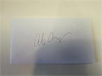 Alice Cooper Cut Autograph
