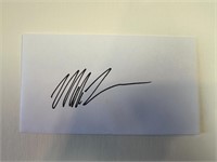 Mike Tyson Cut Autograph