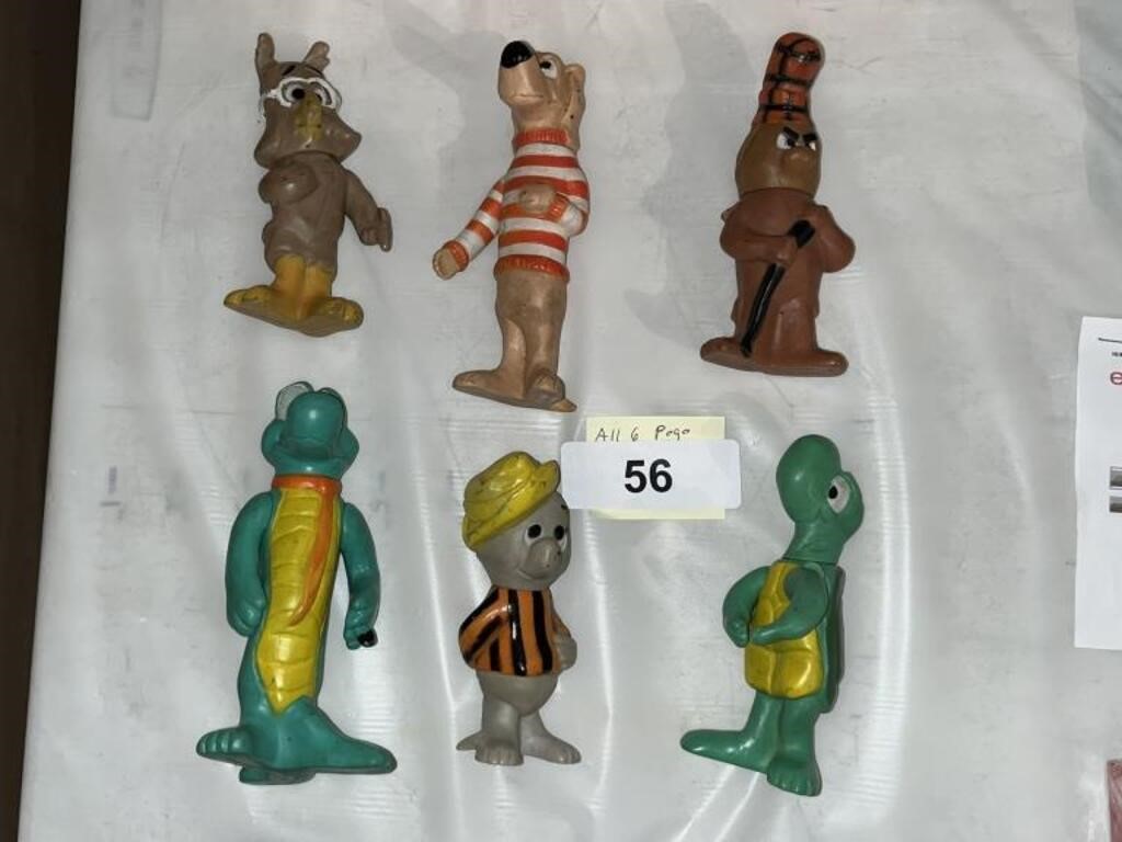 (6) Walt Kelly Pogo Characters