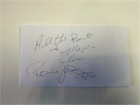 Ronnie James Dio Cut Autograph