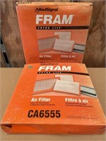 Two Fram CA6555 Air Filters.