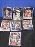 (7) Ronald Acuna Jr. Braves Baseball Cards