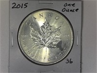 2015 Canada One Ounce Silver