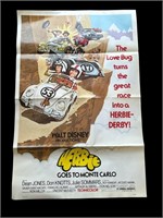 Pair of vintage Walt Disney Herbie posters