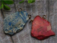 IMPRESSION JASPER PENDANTS ROCK STONE LAPIDARY SPE