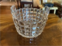 Vintage Cut Crystal Ice Bucket