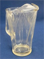 Vintage heavy tea/lemonade pitcher with ice lip