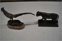 Bronze Pheasant & Bronze Lioness