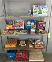 Assorted Games And More - Rack Not Included