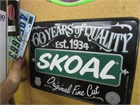 skoal tin sign