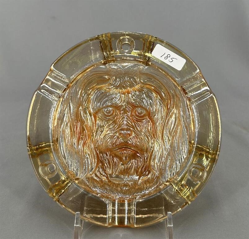 Dog ashtray - marigold