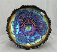 Mikado round shaped compote - blue