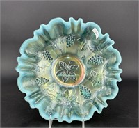 Vintage 3 in 1 edge 9" bowl - aqua opal