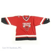 1990s Starter Brand Chicago Bulls Hockey Jersey
