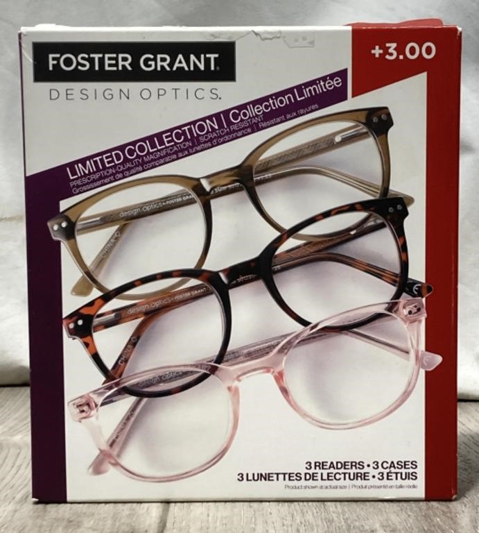 Foster Grant Design Optics Eyewear +3.00