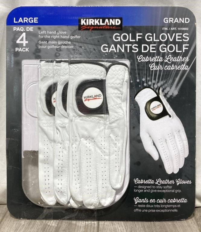 Signature Left Hand Golf Gloves Large *3 Pack