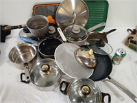 Cookware pots & pans lot