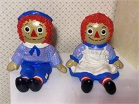 Raggedy Anne & Andy Statues
