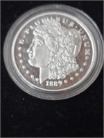 1889 Carson City silver Dollar Copy Marked United