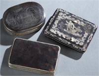 3 Tortoise Shell Cases.