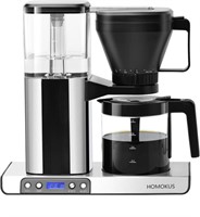 HOMOKUS 8 CUP STAINLESS STEEL PROGRAMMABLE COFFEE