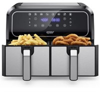 INNSKY 8QT AIR FRYER OVEN WITH 2 BASKETS, 9-IN-1