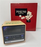 Soundesign Clock Radio, Po-ke-no Game