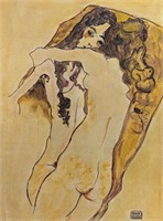 Original Nudes in the Manner of Egon Schiele