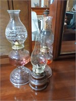 3  kerosene lamps