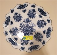 DECORATIVE WALL PLATE AND VINTAGE PRINT