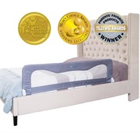 Bed / Crib Safety Guard Rail, Extra Long for