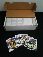 group of football cards